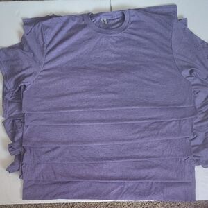Gildan Softstyle Lavender Short Sleeve Tees XL Lot Of 6